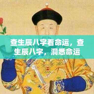 揭秘生辰八字背后的命运轨迹，洞悉个人命运走向！