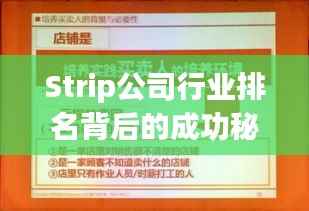 Strip公司行业排名背后的成功秘诀大揭秘！